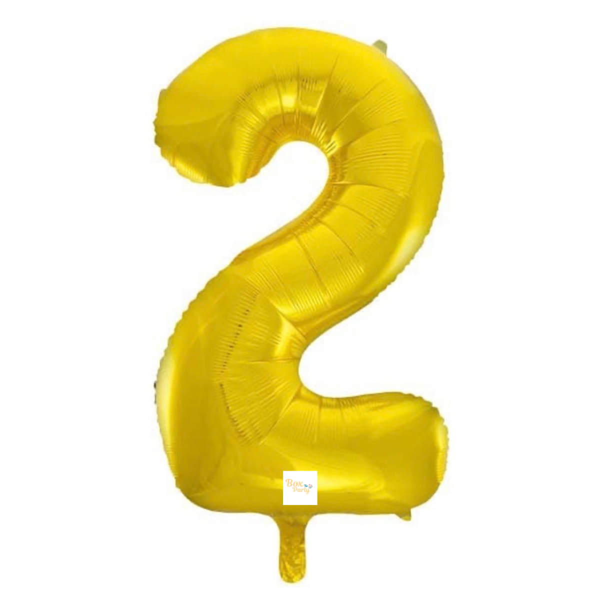 34" Gold Number Foil Balloon - 2