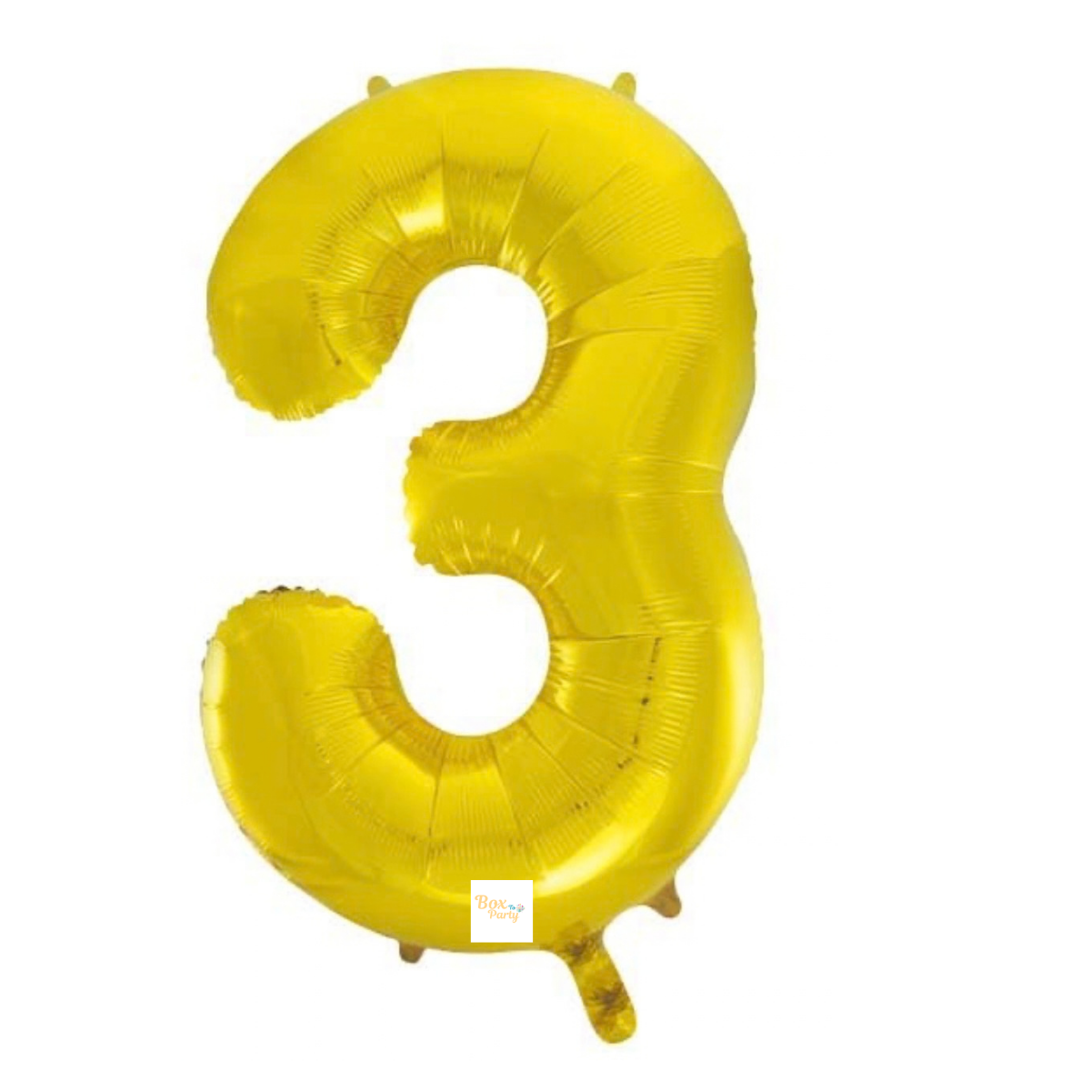 34" Gold Number Foil Balloon - 3