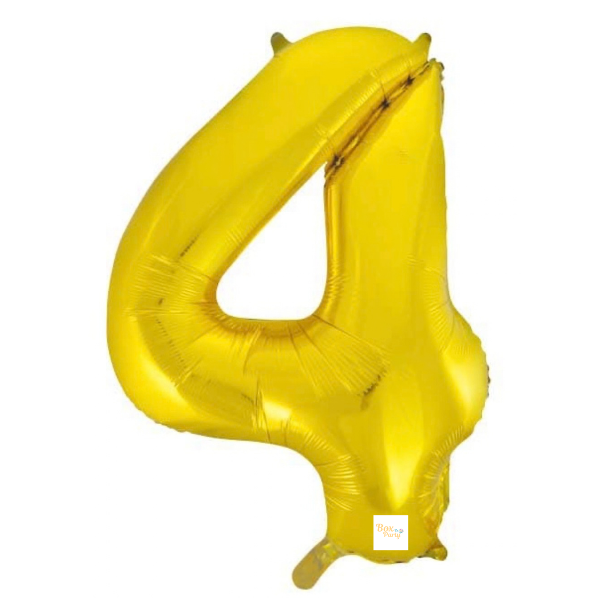 34" Gold Number Foil Balloon - 4