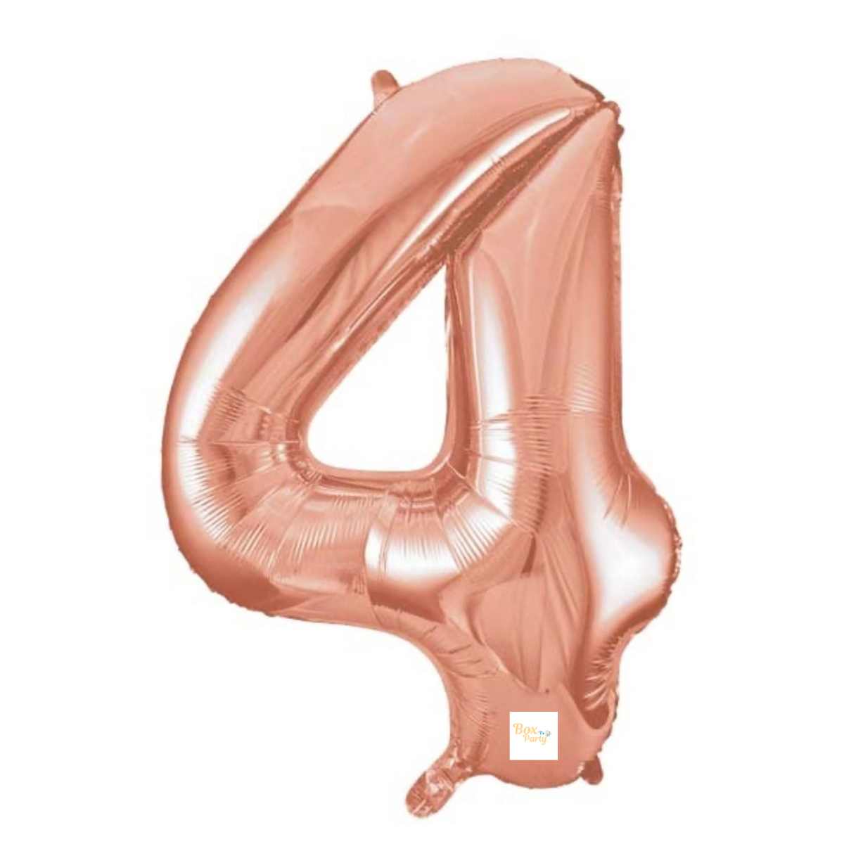 34" Rose Gold Number Foil Balloon - 4