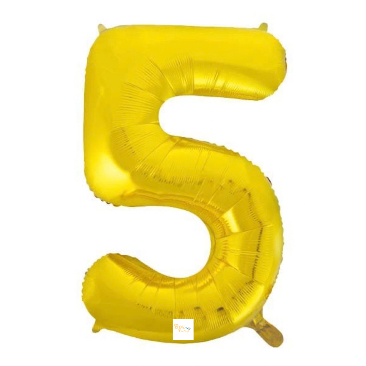34" Gold Number Foil Balloon - 5
