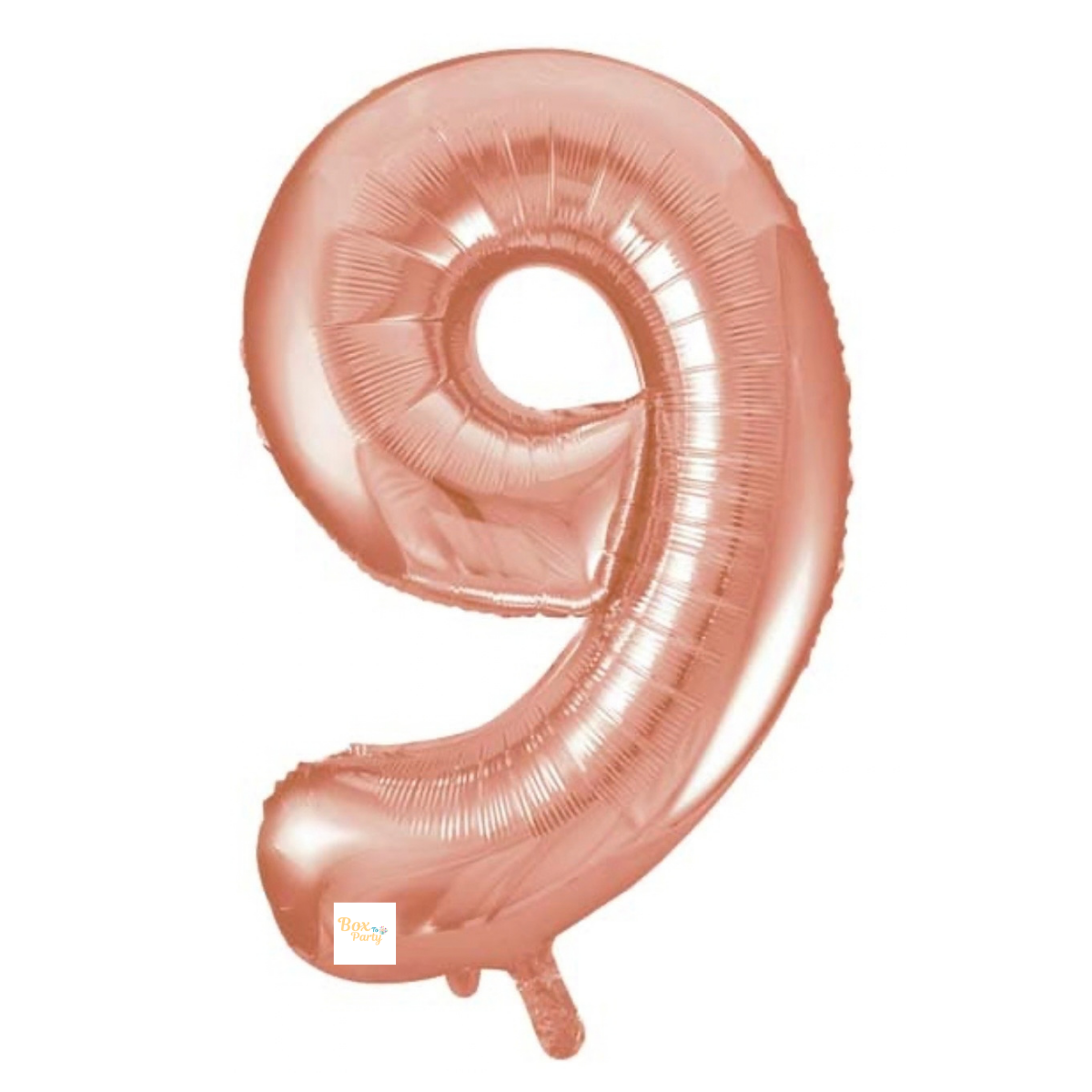 34" Rose Gold Number Foil Balloon - 9