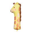 32" Number 1 Giraffe Shape Foil Balloons