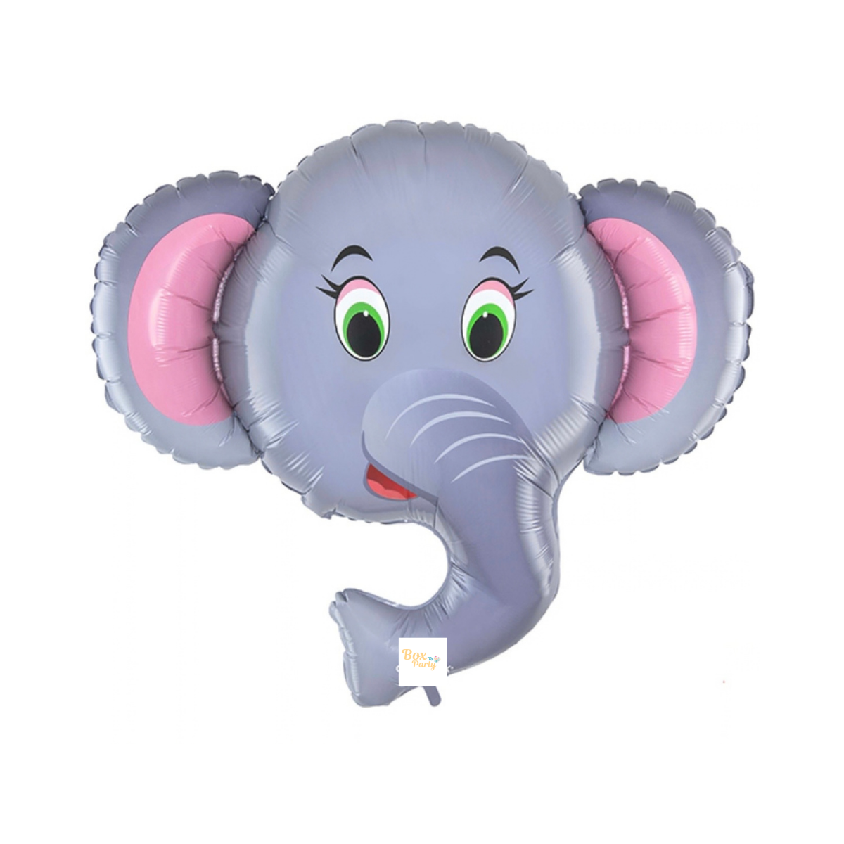 Large Elephant Head Supershape Foil Balloons